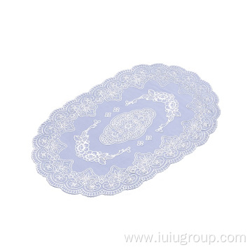 New Design Pattern Rectangle Lace Table Placemats